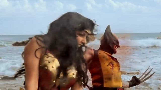 WONDER WOMAN Vs WOLVERINE - ALTERNATE ENDING  - Super Power Beat Down