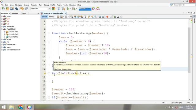 PSP-2 | Interview program in php | Check whether a given number is amstrong number or not? смотреть онлайн