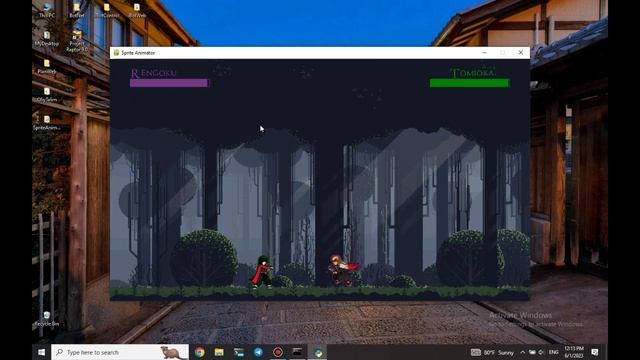 Demon Slayer game in python | pygame | 2D | KNY game смотреть онлайн