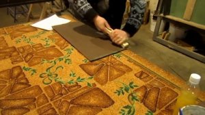 Как правильно клеить шпон . How to glue the veneer correctly.