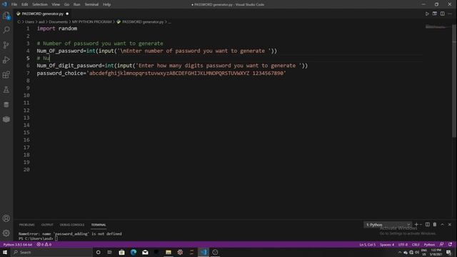 How to Create a Random Password Generator using Python in 5 minutes.|| khoob Coding || #khoobcoding смотреть онлайн