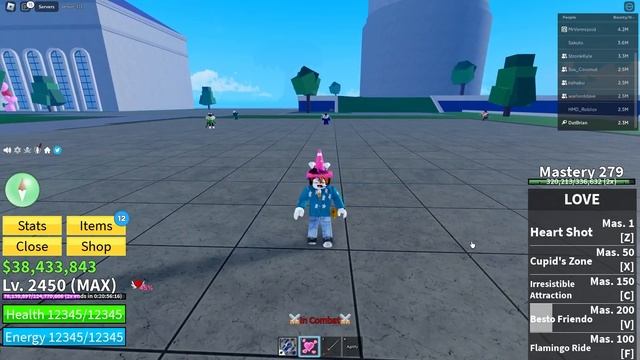 Blox Fruits LOVE & SPIDER Fruit SHOWCASE! Full Awakening (Roblox Blox Fruits)