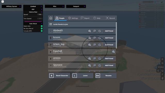 Roblox Military Tycoon Script Teleport - Silen Aim -Esp - Speed смотреть онлайн