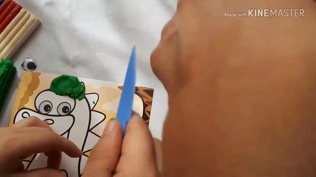 ОБЗОР. ФИКС ПРАЙС .набор для рисованмя пластилином "Динозавр" смотреть онлайн