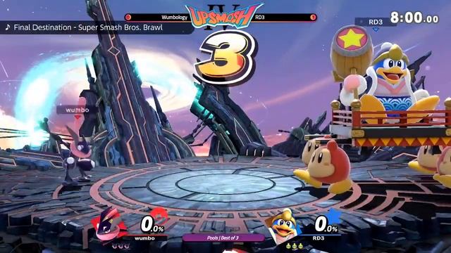 Wumbology (Greninja) vs. RD3 (DDD) - Pools @ UpSmash! #4 смотреть онлайн
