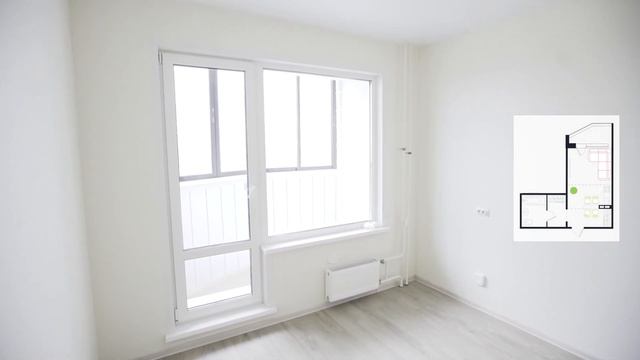 1-комнатная студия с ремонтом от застройщика «Стандарт светлый» в ЖК VESNA смотреть онлайн