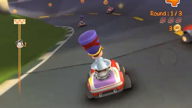 Garfield Kart - Walkthrough Lasagna CUP смотреть онлайн