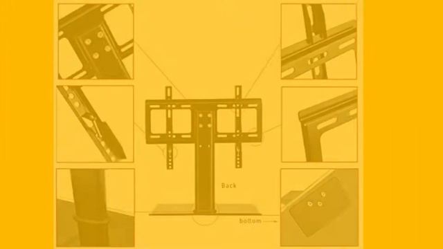 Table top desk mount 17 - 65 inches for all LED TVs of all brands , VESA 400X400 MM / 600X400 MM смотреть онлайн