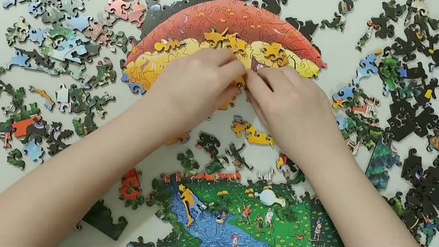 Jigsaw Time Lapse - Day and Night by Sergey Adeev from DaVICI Puzzles смотреть онлайн