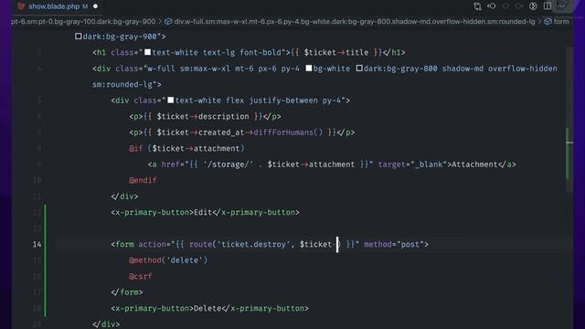 Laravel 10 full course for beginner - Help Ticket Project delete model смотреть онлайн