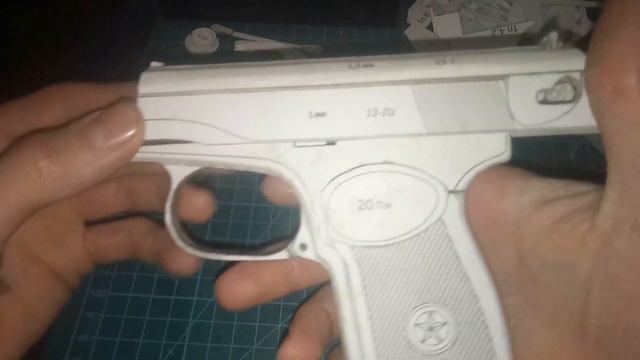 DIY пистолет макарова пм из бумаги ч12 смотреть онлайн