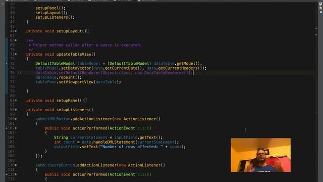 Java Database GUI смотреть онлайн
