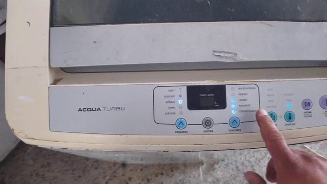Como Poner A Lavar Y Centrifugar Lavadora Electrolux Acqua Turbo