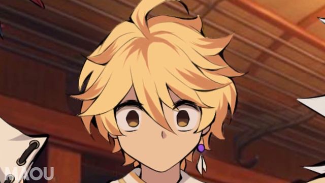 Umai! Scene but it's Arataki Itto from Genshin Impact смотреть онлайн