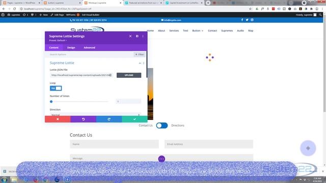Divi Theme Add Lottie Animations With Divi Supreme Mudules Plugin ?? смотреть онлайн