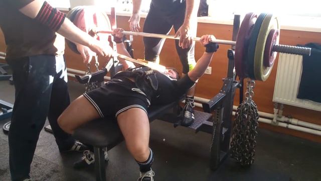 Жим с цепями 150+35кг с 4см смотреть онлайн