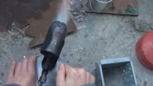 как расплавить алюминий с помощью паяльной лампы