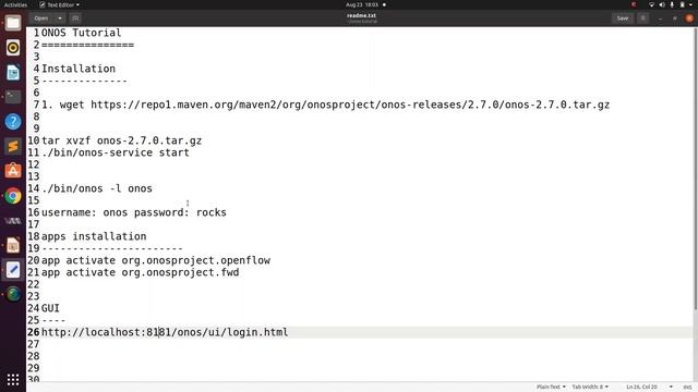 ONOS SDN Controller Tutorial смотреть онлайн