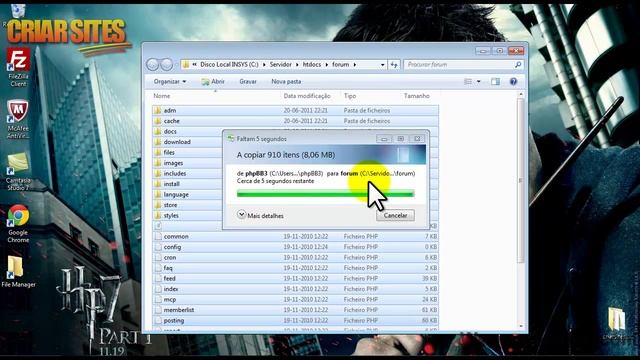 Criar Sites - Como Instalar o phpBB e criar um fórum grátis смотреть онлайн