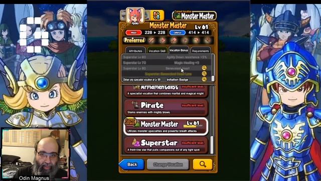 Dragon Quest of the Stars Vocation explanation and exp locations смотреть онлайн