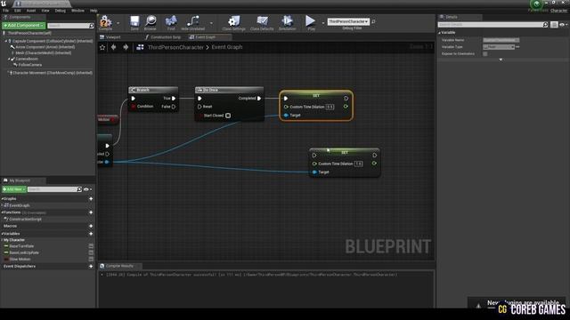 UE4 l Slow Motion Effect Using Custom Time Dilation l Blueprint Tutorial l Unreal Engine 4.26 смотреть онлайн