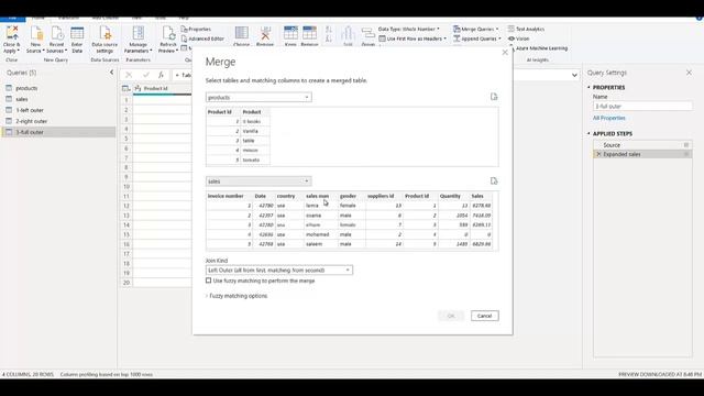 5- inner join merge in power query смотреть онлайн