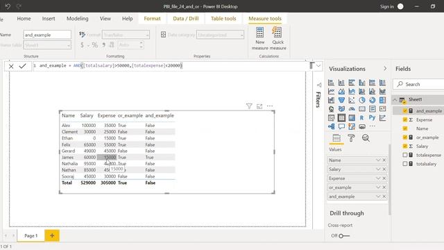 Power BI OR vs AND function | Or function PBI| And Function PBI| Logical functions PBI| Operator PB смотреть онлайн