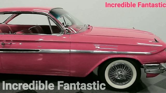 1961 Chevrolet Impala Bubble Top  -  Red Colors 4K Video