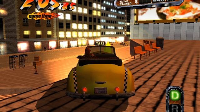 Crazy Taxi 3 game total earned $1394.67 смотреть онлайн