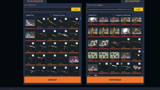 Вывожу ножи багом с сайта по обмену! Дюп скинов cs go! Взлом сайта по обмену скинами!Заработок кс г смотреть онлайн