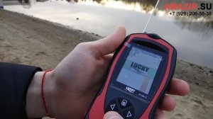 Цветной эхолот Lucky FFW1108-1C. Видео как пользоваться эхолотом Fish Finder.
