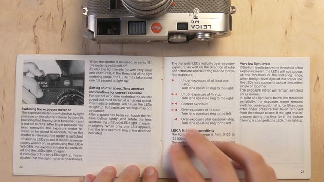 Leica M6 Instruction Manual смотреть онлайн