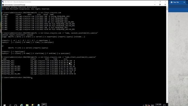 NMM SQL - AlwaysOn AG Database Copy recovery using nsrsqlrc(CLI) смотреть онлайн