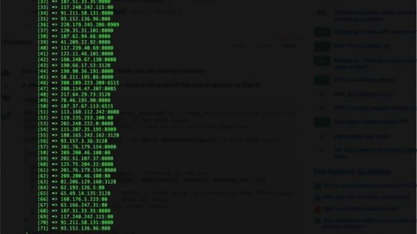 PHP fast proxy scraper script