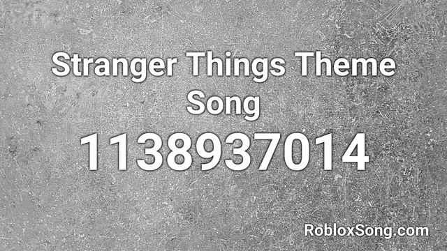 Stranger Things Theme Song Roblox ID - Roblox Music Code смотреть онлайн