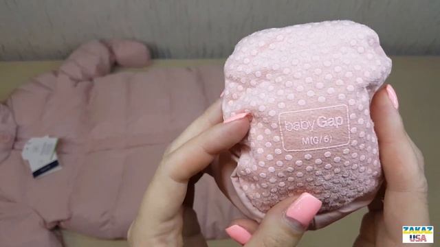 Baby Gap #3. Зимний пуховый комбинезон для девочек. Покупка товаров из США. смотреть онлайн
