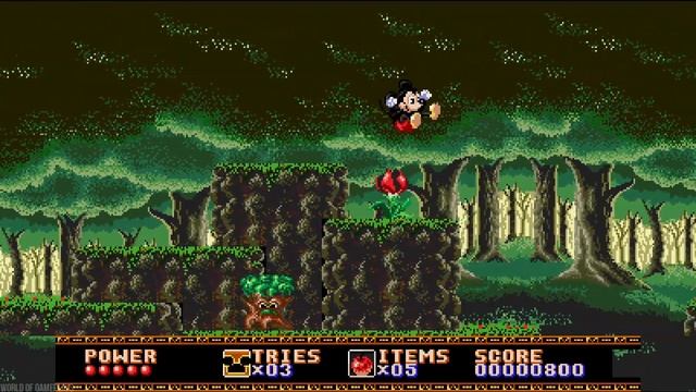 Mickey Mouse: Castle of Illusion - Genesis Plus GX Widescreen | RetroArch смотреть онлайн