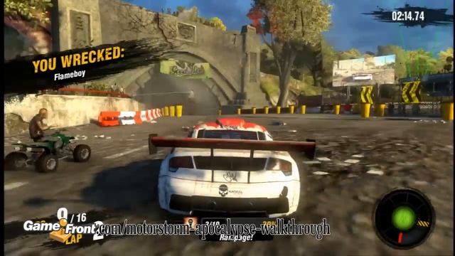 Motorstorm Apocalypse Walkthrough PT. 2- Festival Mode - Rookie - Race 2 - Bridge to Nowhere смотреть онлайн