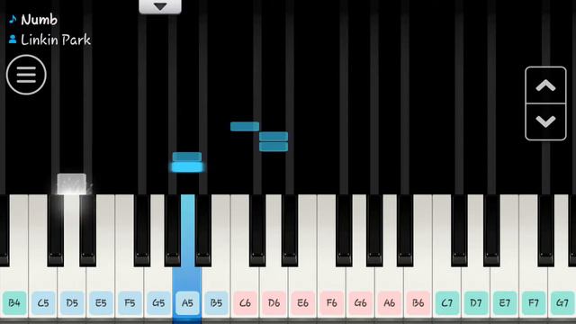 Numb | Linkin park | mobile piano | tutorial | CHESTER ❤ смотреть онлайн