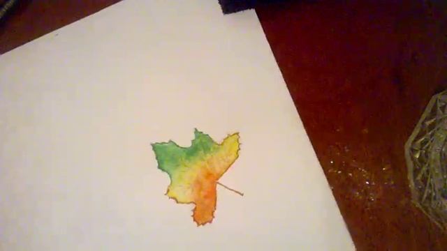 Рисуем кленовый лист 2 !!!( продолжение )) смотреть онлайн