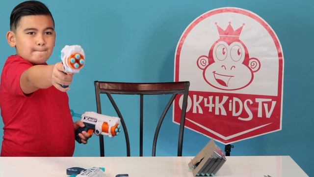 Ok4kidstv Toy News Zuru XShot Excel Blaster / Zuru Xshot Fury Blaster / Zuru Xshot Kickback Blaste смотреть онлайн