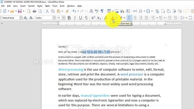 FORMATTING A TEXT IN LIBRE OFFICE WRITER смотреть онлайн