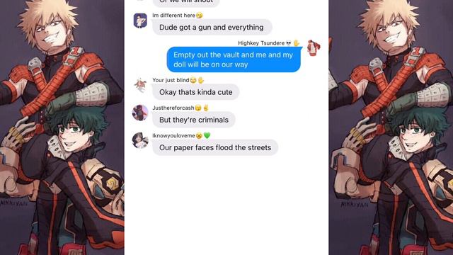 Is Midoriya a Ride or die | partners in crime lyric prank | bakudeku смотреть онлайн