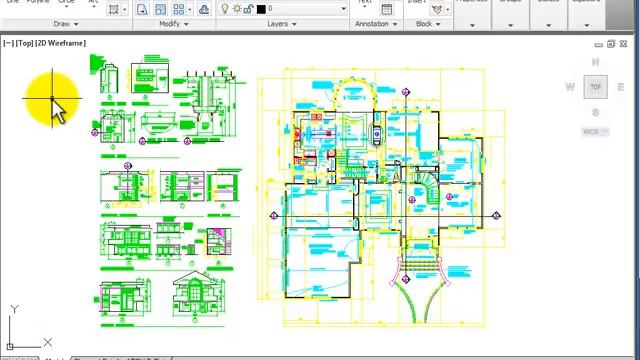 AutoCAD 2012 Tutorial 1 4 ribbon menu смотреть онлайн
