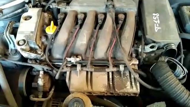 T 158 Двигатель Renault Laguna I (1993-2000) 1998, 1.8i, K4M смотреть онлайн