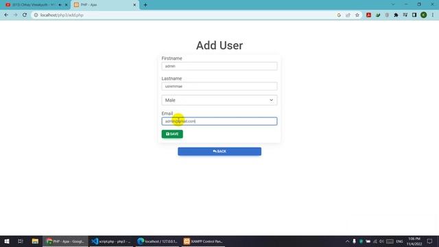 PHP INSERT UPDATE DELETE Using AJAX смотреть онлайн
