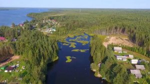 КРАСОТА РЕКИ СВИРЬ С ВЫСОТЫ ПТИЧЬЕГО ПОЛЕТА