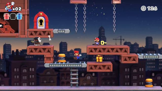Mario 🍄 VS Donkey Kong 🦍🍌: Level 8-2+ Twilight City Plus WALKTHROUGH 100% смотреть онлайн