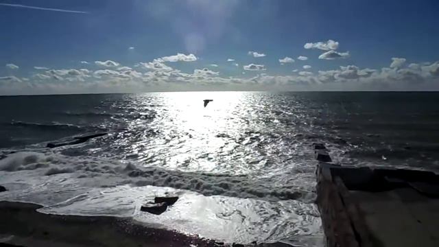 Адлер, вид с высоты на море 5-го октября. смотреть онлайн