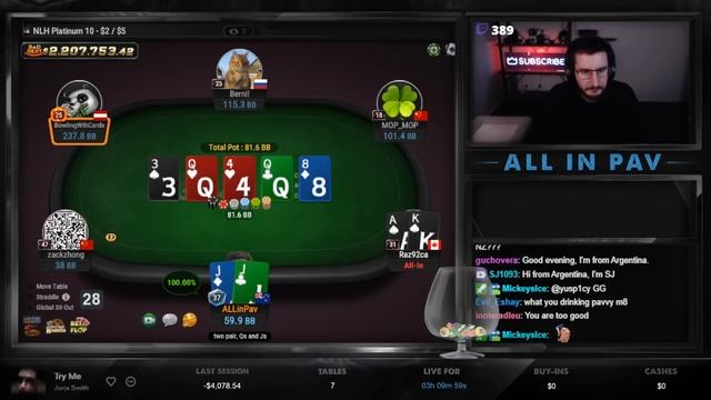 Tournament Player CRUSHES Online Cash Regs смотреть онлайн